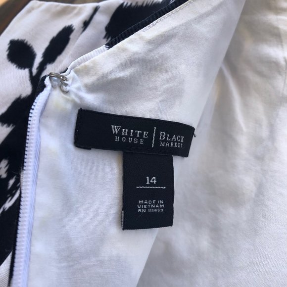 WHBM Sleeveless Fit and Flare Dress 14 - Picture 8 of 10